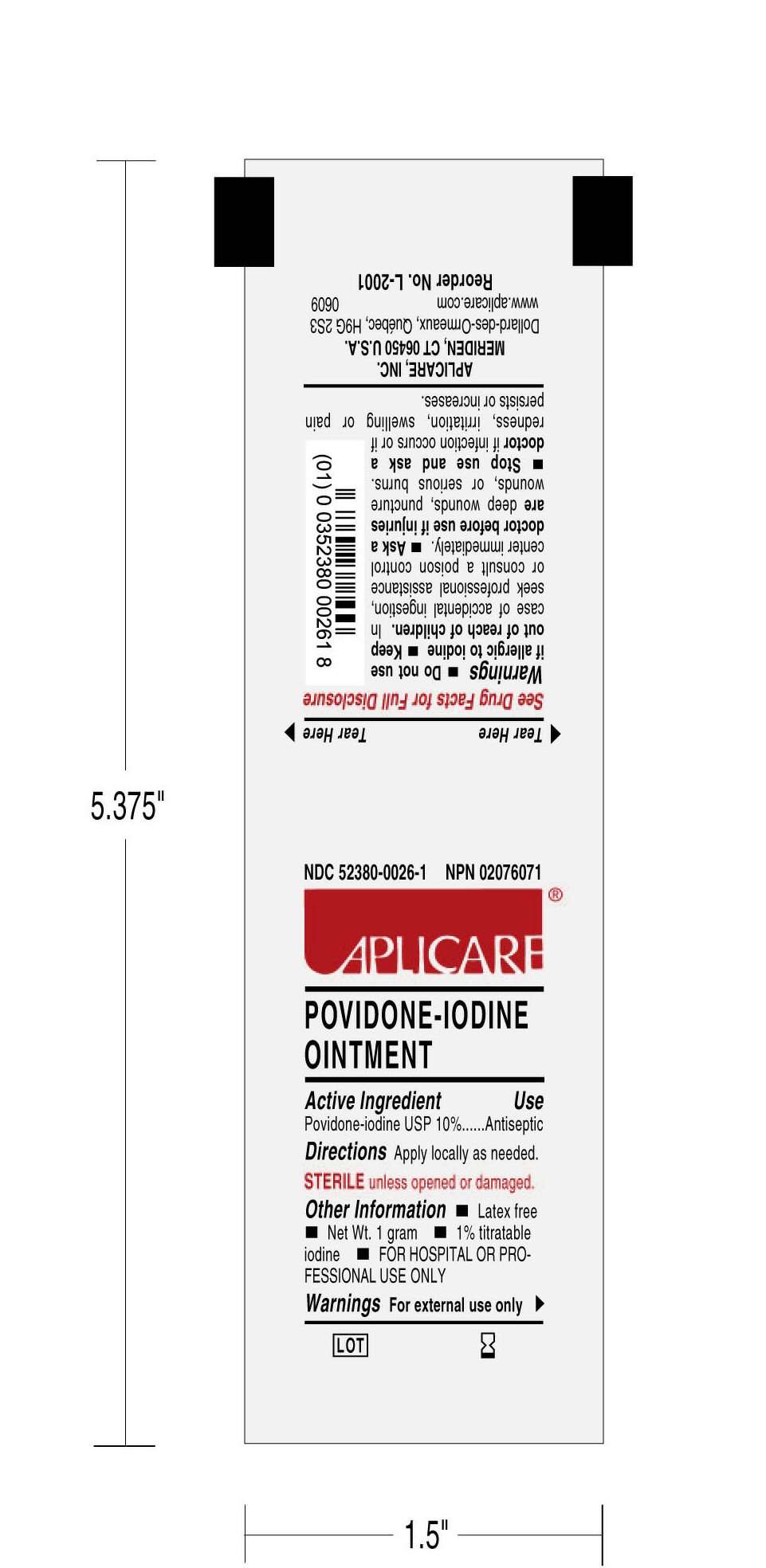 Aplicare Povidone-Iodine